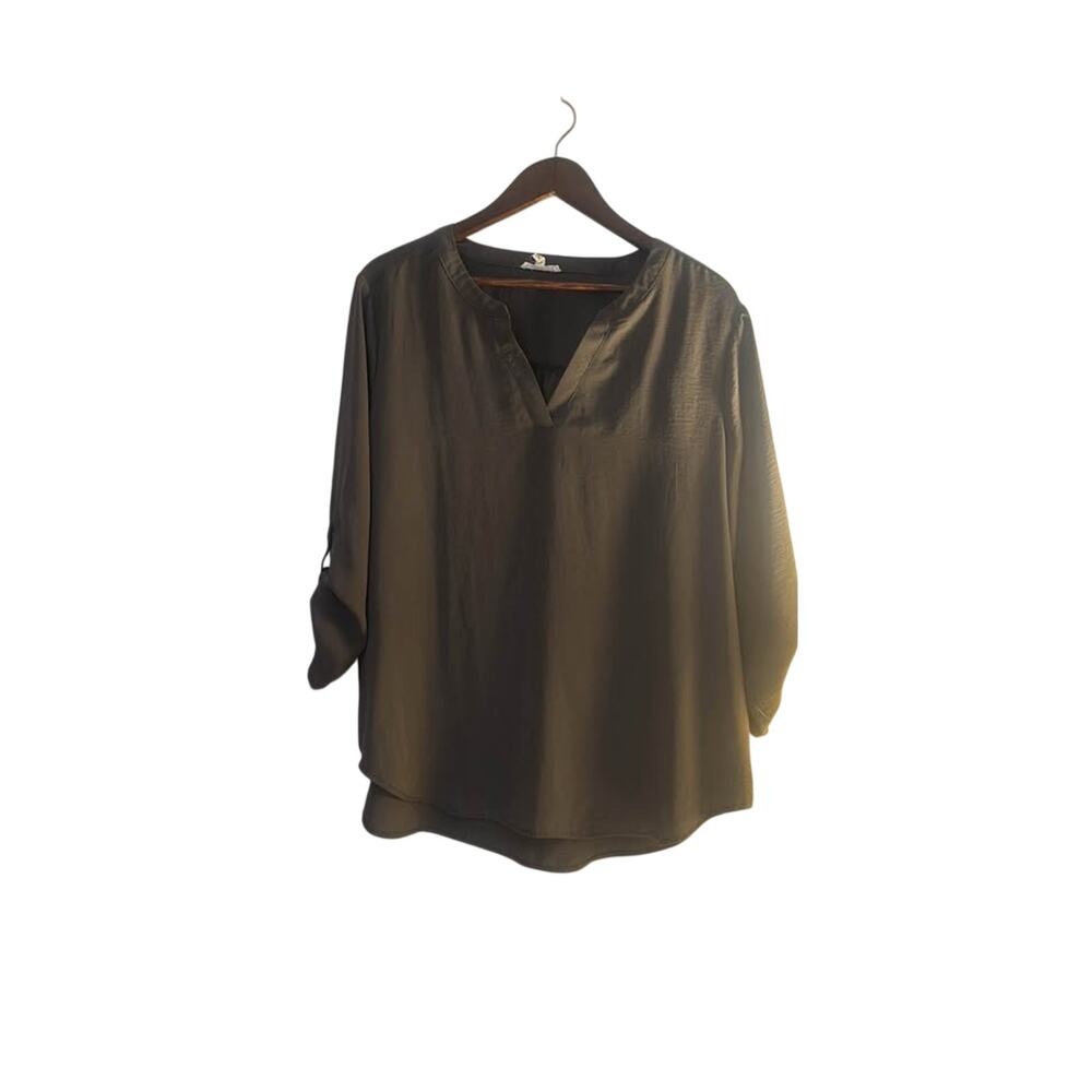 4- womens Maurice’s 3/4 Sleeve Tops Size XL